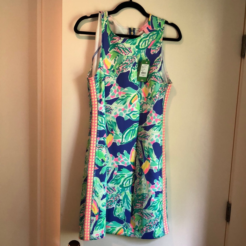 NWT Lilly Pulitzer Mila shift neoprene  L